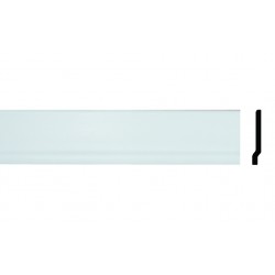 Battiscopa pvc bianco 68x3 as.mt.2