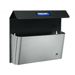 Cesto portapubblicita  bimetal color nero martell.