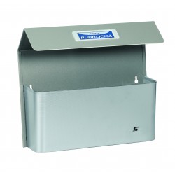 Cesto portapubblicita  maxi bimetal vern.grigio
