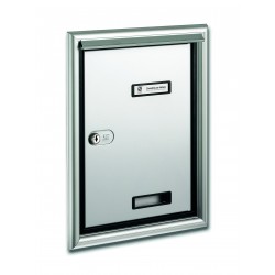 Porta completa di cornice coprifug.silver