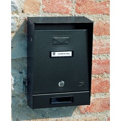 Cassetta postale c/tetto grigio ferro