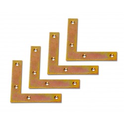 Lastrina a squadra 40x40x12 mm tropicaliz. (4 pz)