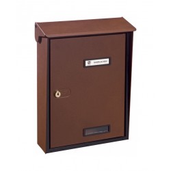 Cassetta postale riv. e90 color ruggine
