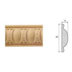 Cornice in legno art.5002/md/60