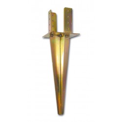Supporto travi da terreno 120x120 / 400 mm tropic.