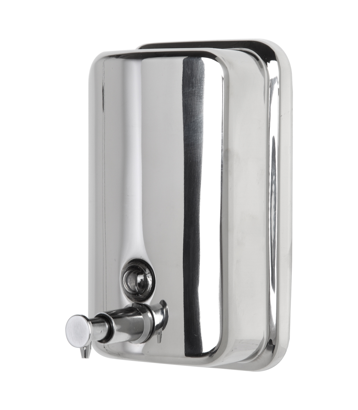 Dispenser sapone da muro in acciaio 800 ml BricoCasa