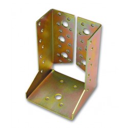 Supporto travi chiuso 60x100x80 mm zinco +