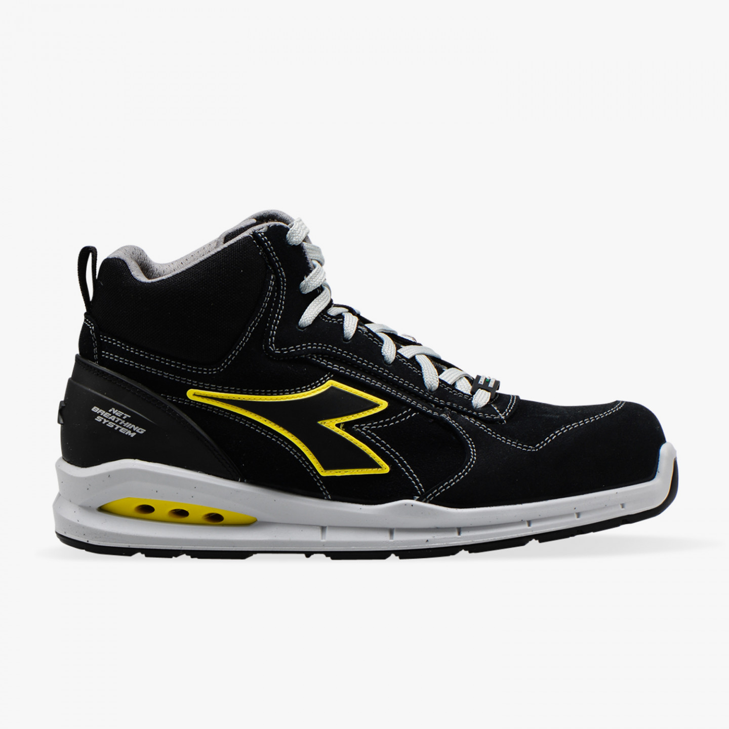 Scarpe antinfortunistiche alte diadora utility run net airbox nr. 43 nere s3 src esd BricoCasa Deodato